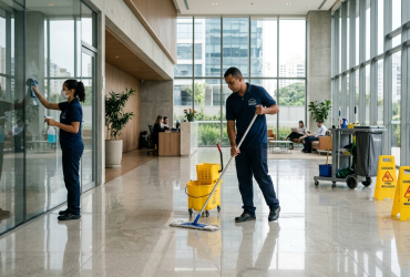 Limpeza em prédios corporativos: segurança, normas e boas práticas
