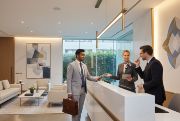 Recepção Bilíngue Terceirizada: Quando e por que contratar para eventos ou escritórios internacionais